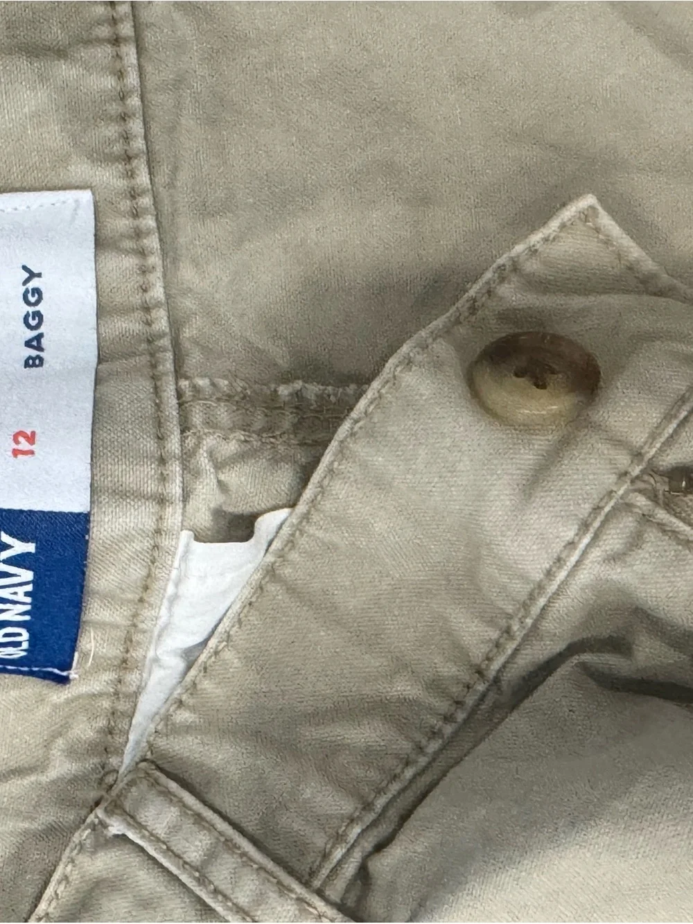 Old Navy Kids Cargo Pants Trio - Brown, Khaki, Olive